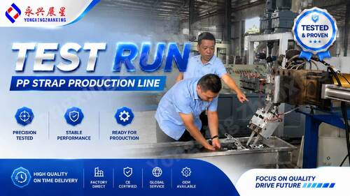 Son şirket blogları hakkında 2-Strap PP Strap Production Line Successfully Tested for Hebei Customer | Yongxing Zhanxing