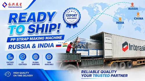 Son şirket haberleri Single Screw PP Strap Making Machines Shipped to Russia and India