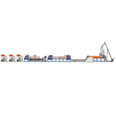 Kalite  Fully Automatic PP Strap Production Line , 9mm PP Packing Belt Extrusion Machine Fabrika