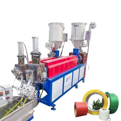 Tamamen Otomatik PP Paket Kemeri Yapma Makinesi Çift vidalı PP Kemer Kemeri Makinesi