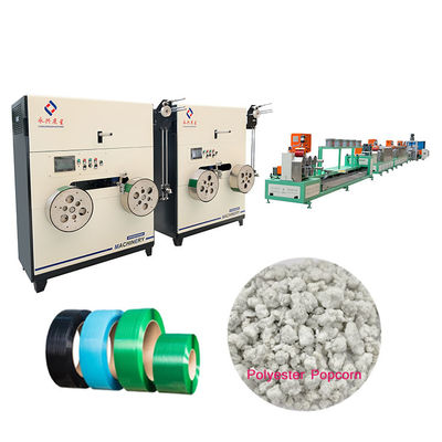 9-32mm bantlama çözümleri için özelleştirilebilir PET Chips Kemer Ekstrüzyon Makinesi