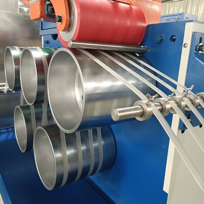 İyi bir fiyat. Endüstriyel Paketleme için 100-800 KG / H Kapasiteli Yüksek Verimli Tek Vidalı PP Kayış Üretim Hattı çevrimiçi