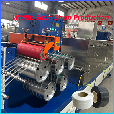 Tek vida 250-300kg/h Pp Otomatik Bağlama Plastik Yapma Makinesi Pet Paketleme Bağlama Üretim hattı